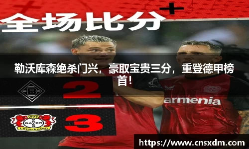 勒沃库森绝杀门兴，豪取宝贵三分，重登德甲榜首！